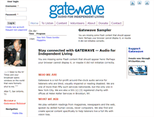 Tablet Screenshot of gatewave.org